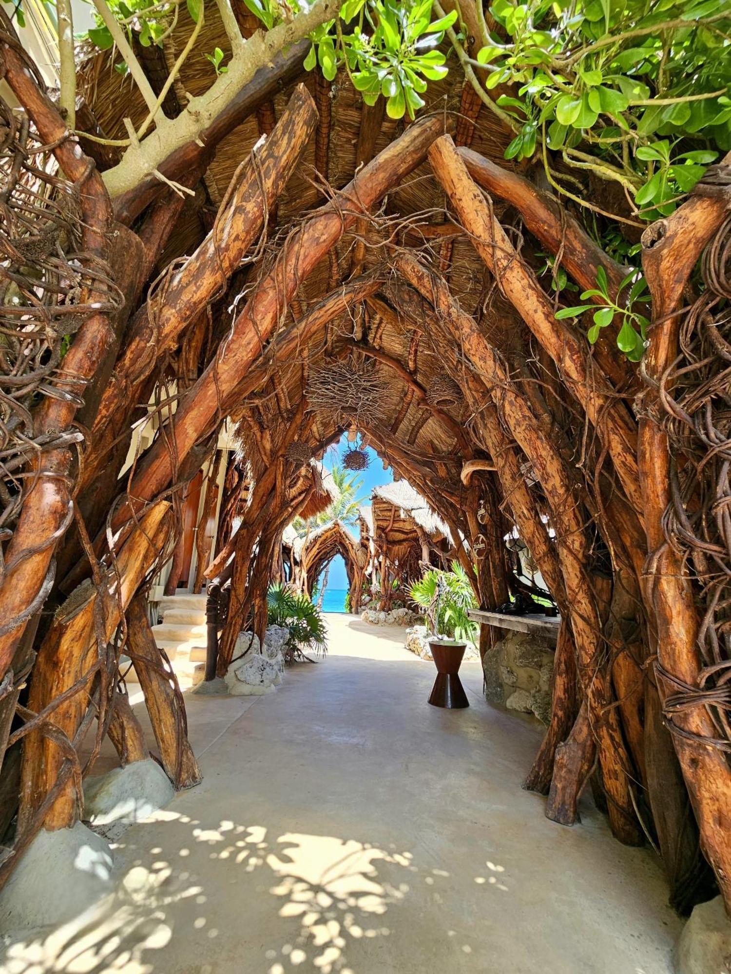 Cabanas Playa Condesa ตูลุม ภายนอก รูปภาพ