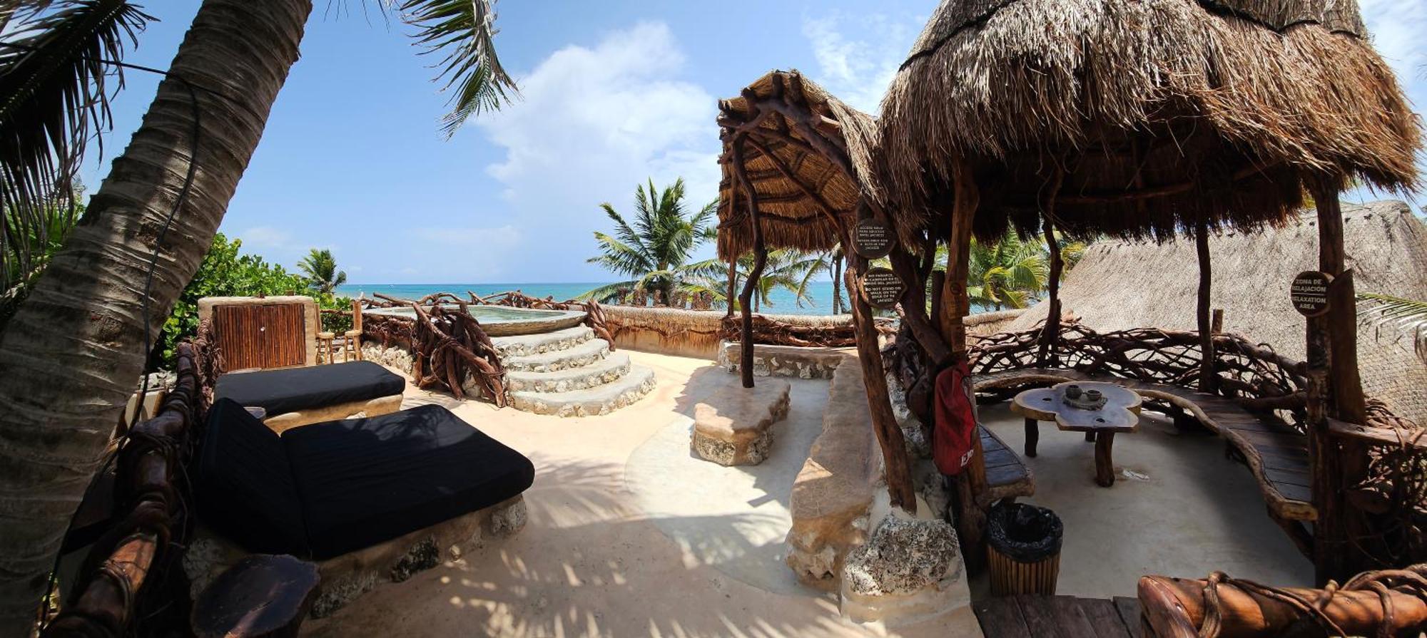 Cabanas Playa Condesa ตูลุม ภายนอก รูปภาพ