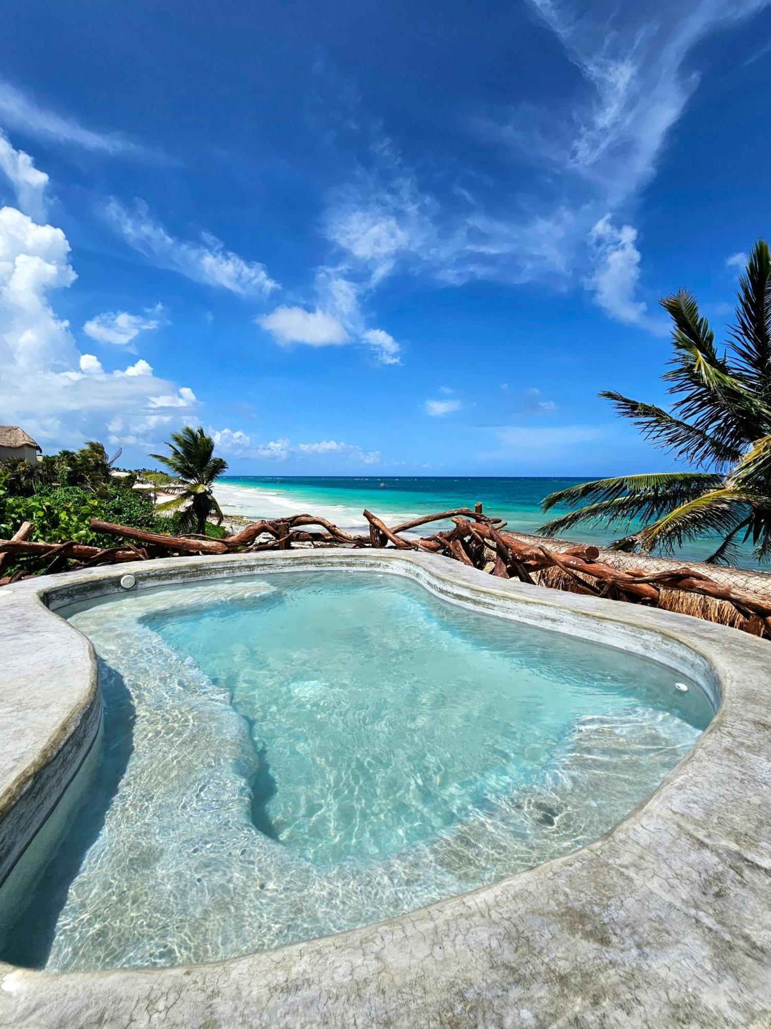 Cabanas Playa Condesa ตูลุม ภายนอก รูปภาพ