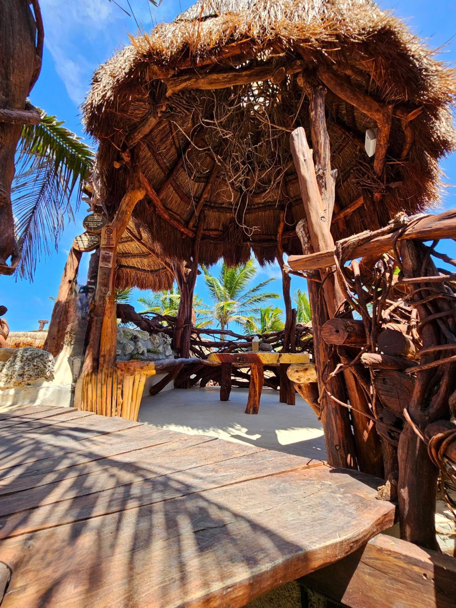 Cabanas Playa Condesa ตูลุม ภายนอก รูปภาพ